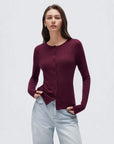 Cashmere Lace Knit Tops-SUUKSESS-SUUKSESS