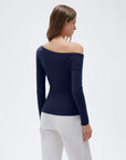 Wool Blend Off the Shoulder Sweater