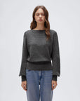 Wool V Neck Wrap Sweater - Long Sleeve-SUUKSESS-SUUKSESS