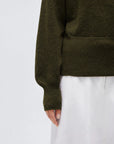 Wool V Neck Wrap Sweater - Long Sleeve-SUUKSESS-SUUKSESS