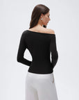 Fall Off the Shoulder Soft Sweater-SUUKSESS-SUUKSESS