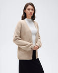 Cashmere Open Front Cardigan Sweaters-SS-SUUKSESS