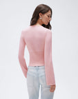 Cashmere Fitted Waist Cardigan Sweater