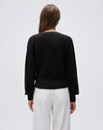 Wool V Neck Tie Waist Sweater - Long Sleeve-SUUKSESS-SUUKSESS