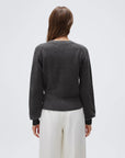 Wool V Neck Tie Waist Sweater - Long Sleeve-SUUKSESS-SUUKSESS
