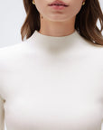 Cashmere Mock Turtleneck Shirt - Long Sleeve-SUUKSESS-SUUKSESS