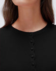 Cashmere Crewneck Cardigan Sweater