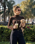 Cashmere Blend Turtleneck Sweaters - Long Sleeve