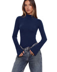 Cashmere Blend Turtleneck Sweaters - Long Sleeve