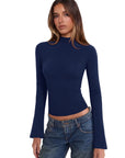 Cashmere Blend Turtleneck Sweaters - Long Sleeve