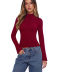 Cashmere Blend Turtleneck Sweaters - Long Sleeve
