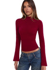 Cashmere Blend Turtleneck Sweaters - Long Sleeve