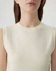 Cashmere Silk Blend Vest Sleeveless Sweater - Short Sleeve-SUUKSESS-SUUKSESS