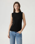 Cashmere Silk Blend Vest Sleeveless Sweater - Short Sleeve-SUUKSESS-SUUKSESS