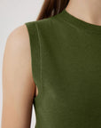 Cashmere Silk Blend Vest Sleeveless Sweater - Short Sleeve-SUUKSESS-SUUKSESS