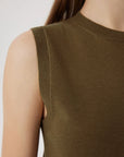 Cashmere Silk Blend Vest Sleeveless Sweater - Short Sleeve-SUUKSESS-SUUKSESS