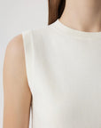 Cashmere Silk Blend Vest Sleeveless Sweater - Short Sleeve-SUUKSESS-SUUKSESS