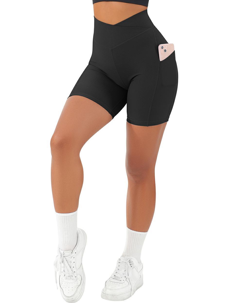 Crossover Sculpt Biker Shorts-Suuksess Women's Shorts for Running, Sports, Hiking - Lululemon Dupe, Gymshark Dupe, Fabletics Dupe