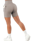 Crossover Sculpt Biker Shorts-Suuksess Women's Shorts for Running, Sports, Hiking - Lululemon Dupe, Gymshark Dupe, Fabletics Dupe