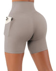 Crossover Sculpt Biker Shorts-Suuksess Women's Shorts for Running, Sports, Hiking - Lululemon Dupe, Gymshark Dupe, Fabletics Dupe
