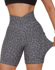 Crossover Sculpt Biker Shorts-Suuksess Women's Shorts for Running, Sports, Hiking - Lululemon Dupe, Gymshark Dupe, Fabletics Dupe