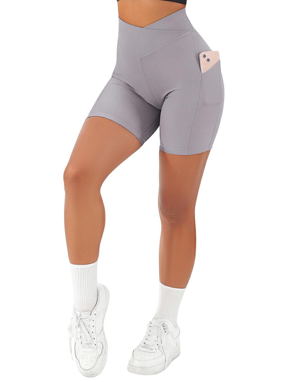 Crossover Sculpt Biker Shorts-Suuksess Women's Shorts for Running, Sports, Hiking - Lululemon Dupe, Gymshark Dupe, Fabletics Dupe