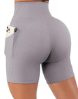 Crossover Sculpt Biker Shorts-Suuksess Women's Shorts for Running, Sports, Hiking - Lululemon Dupe, Gymshark Dupe, Fabletics Dupe