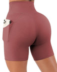 Crossover Sculpt Biker Shorts-Suuksess Women's Shorts for Running, Sports, Hiking - Lululemon Dupe, Gymshark Dupe, Fabletics Dupe