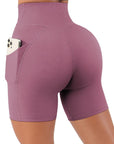Crossover Sculpt Biker Shorts-Suuksess Women's Shorts for Running, Sports, Hiking - Lululemon Dupe, Gymshark Dupe, Fabletics Dupe