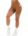 Crossover Sculpt Biker Shorts-Suuksess Women's Shorts for Running, Sports, Hiking - Lululemon Dupe, Gymshark Dupe, Fabletics Dupe