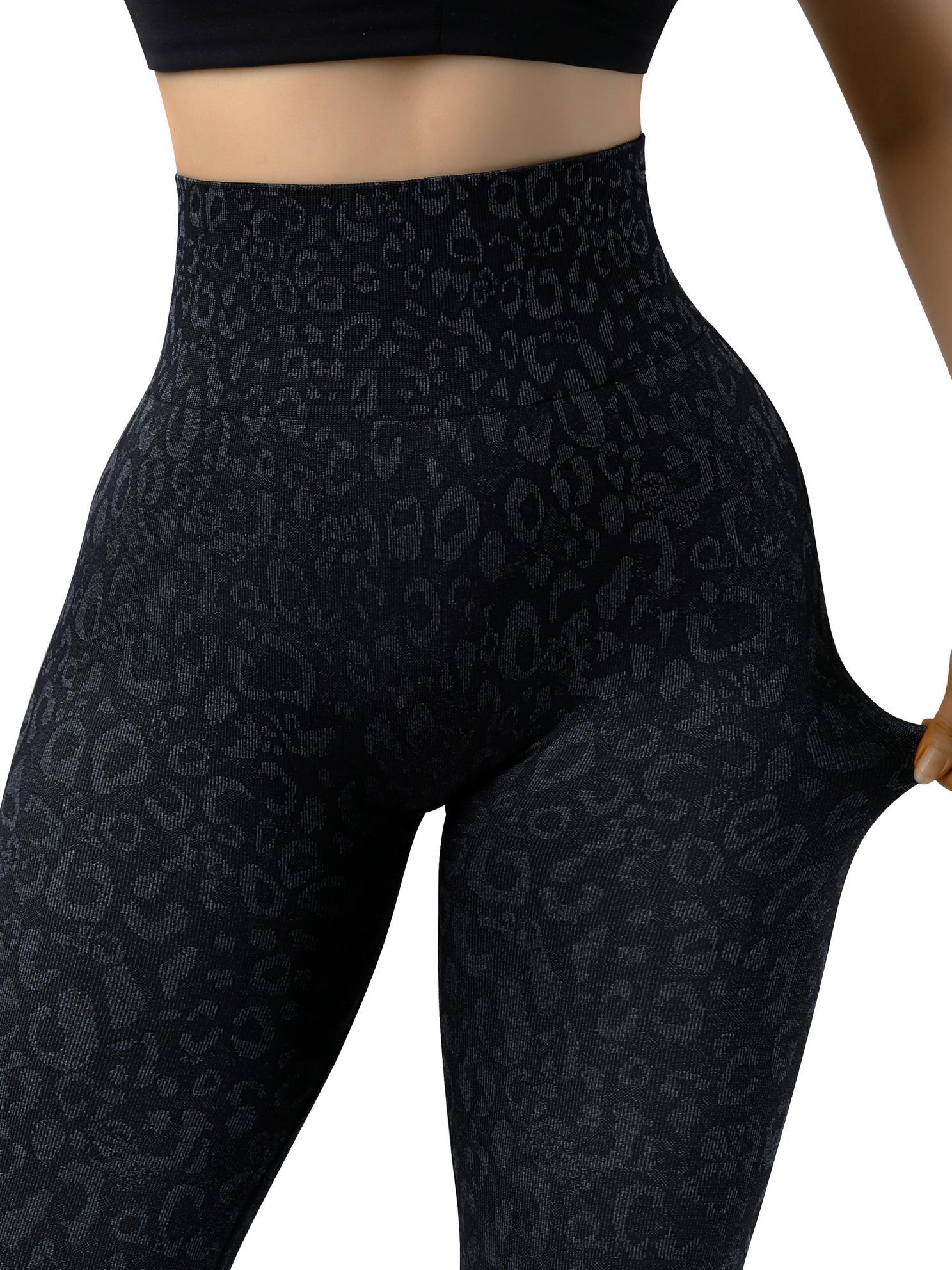 Printed Seamless Scrunch Leggings-SUUKSESS-TikTok Leggings