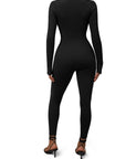 Suuksess Ribbed One-Piece Jumpsuits-Clothing-SUUKSESS