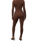 Suuksess Ribbed One-Piece Jumpsuits-Clothing-SUUKSESS