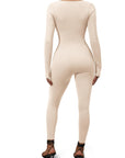 Suuksess Ribbed One-Piece Jumpsuits-Clothing-SUUKSESS