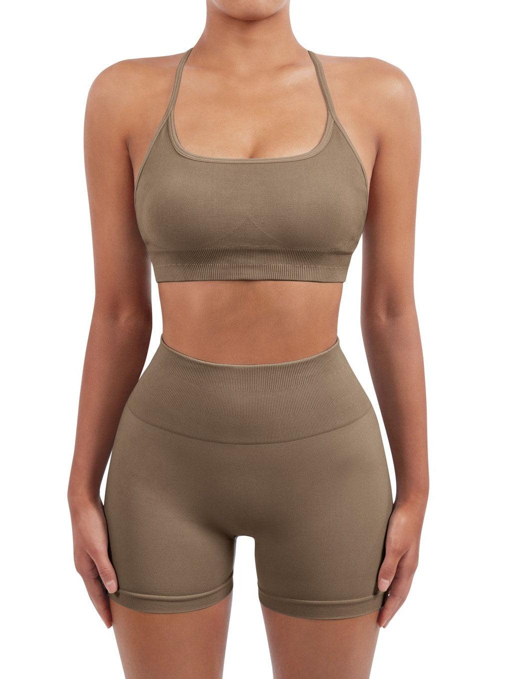 Seamless Workout Set-Activewear-SUUKSESS-SUUKSESS