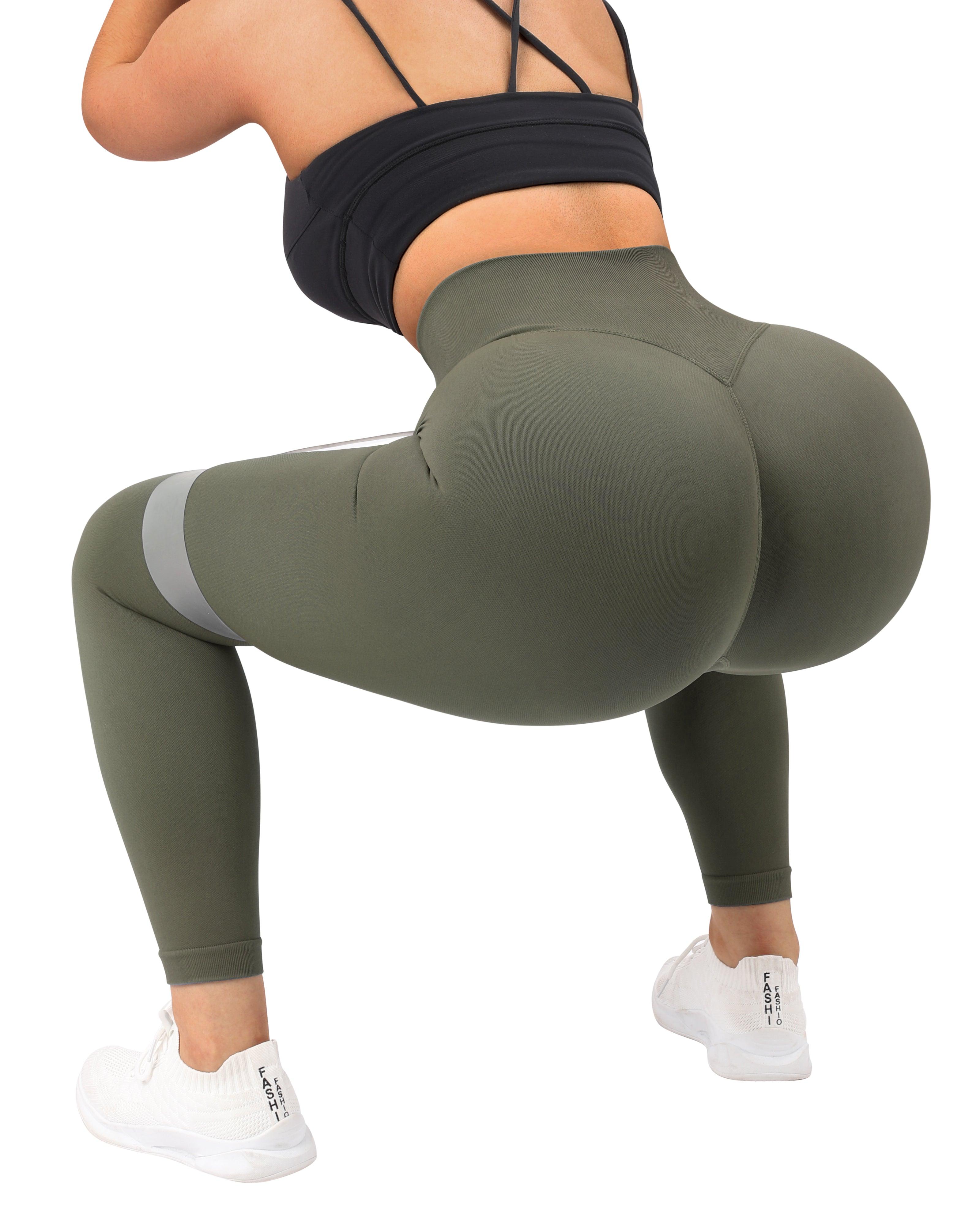 V Back Seamless Leggings- Suuksess Amazon Leggings for Women - TikTok Leggings - XS, S, M, L, XL