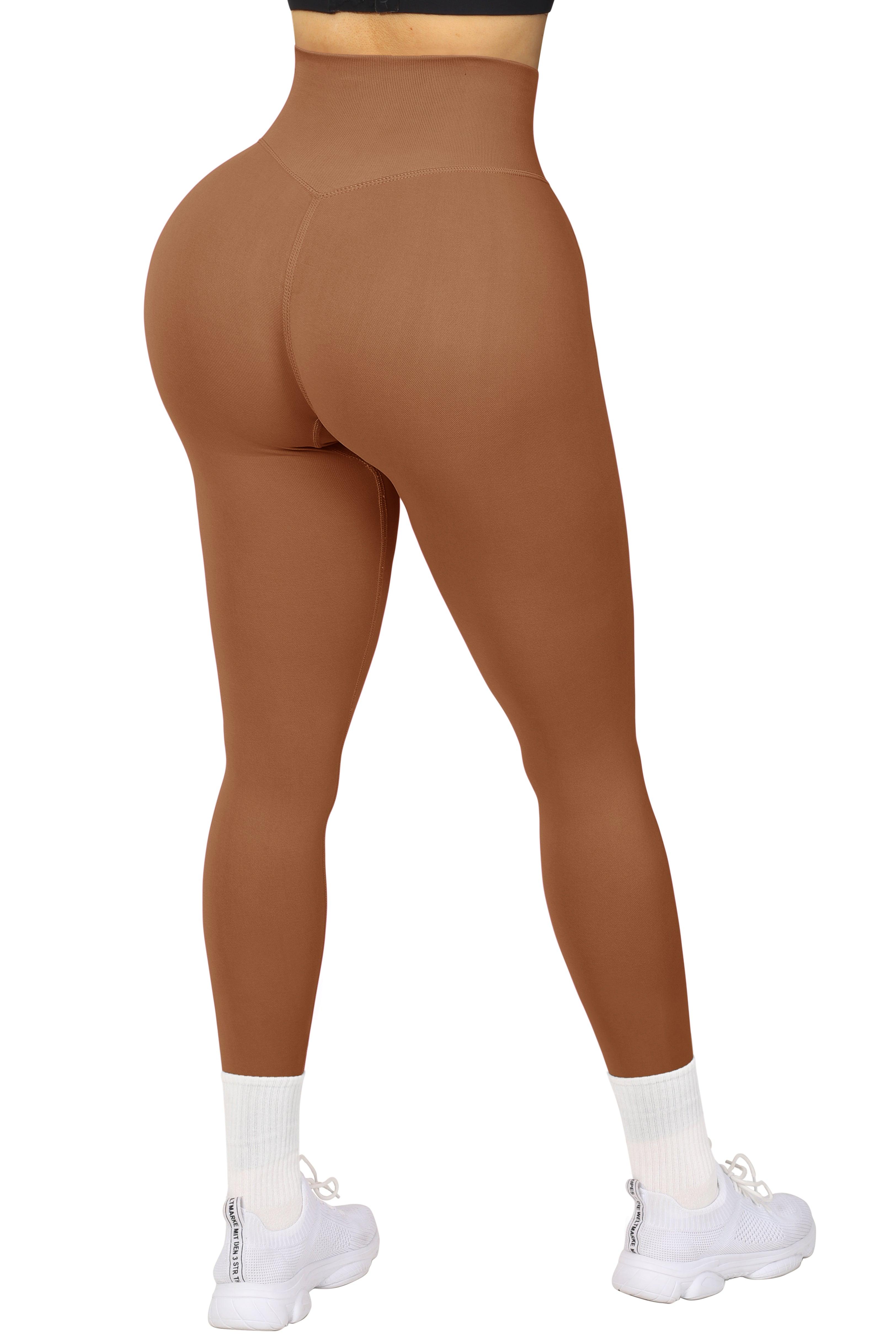 V Back Seamless Leggings- Suuksess Amazon Leggings for Women - TikTok Leggings - XS, S, M, L, XL