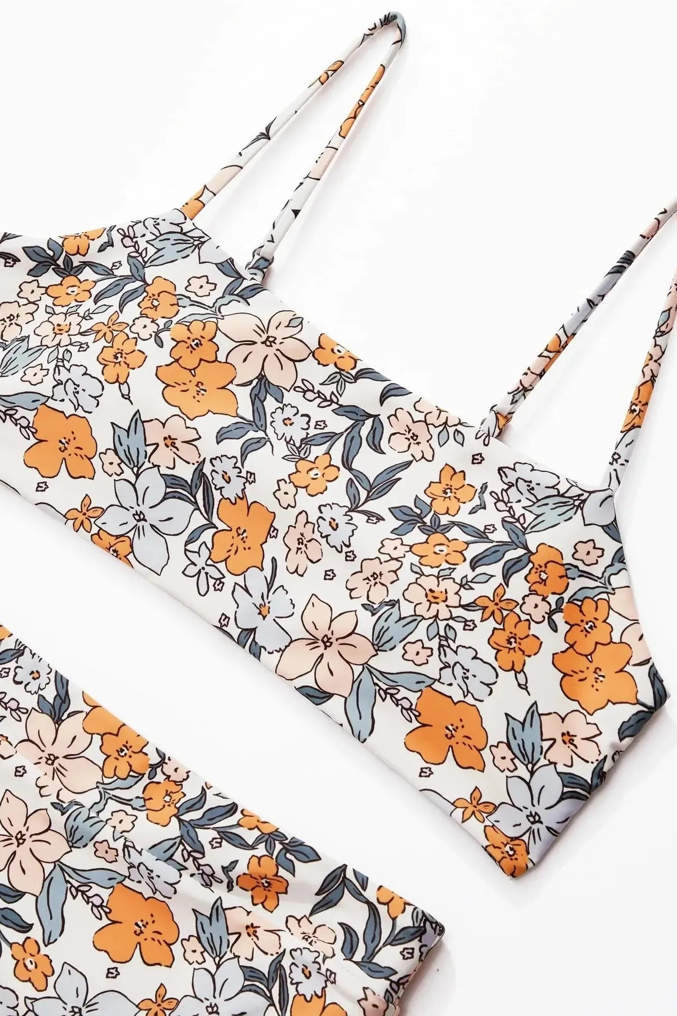 MOSHENGQI Women High Wasited Bikini Shoulder Strap 2 Piece High Cut String Swimsuits-Swimwear-SUUKSESS-SUUKSESS