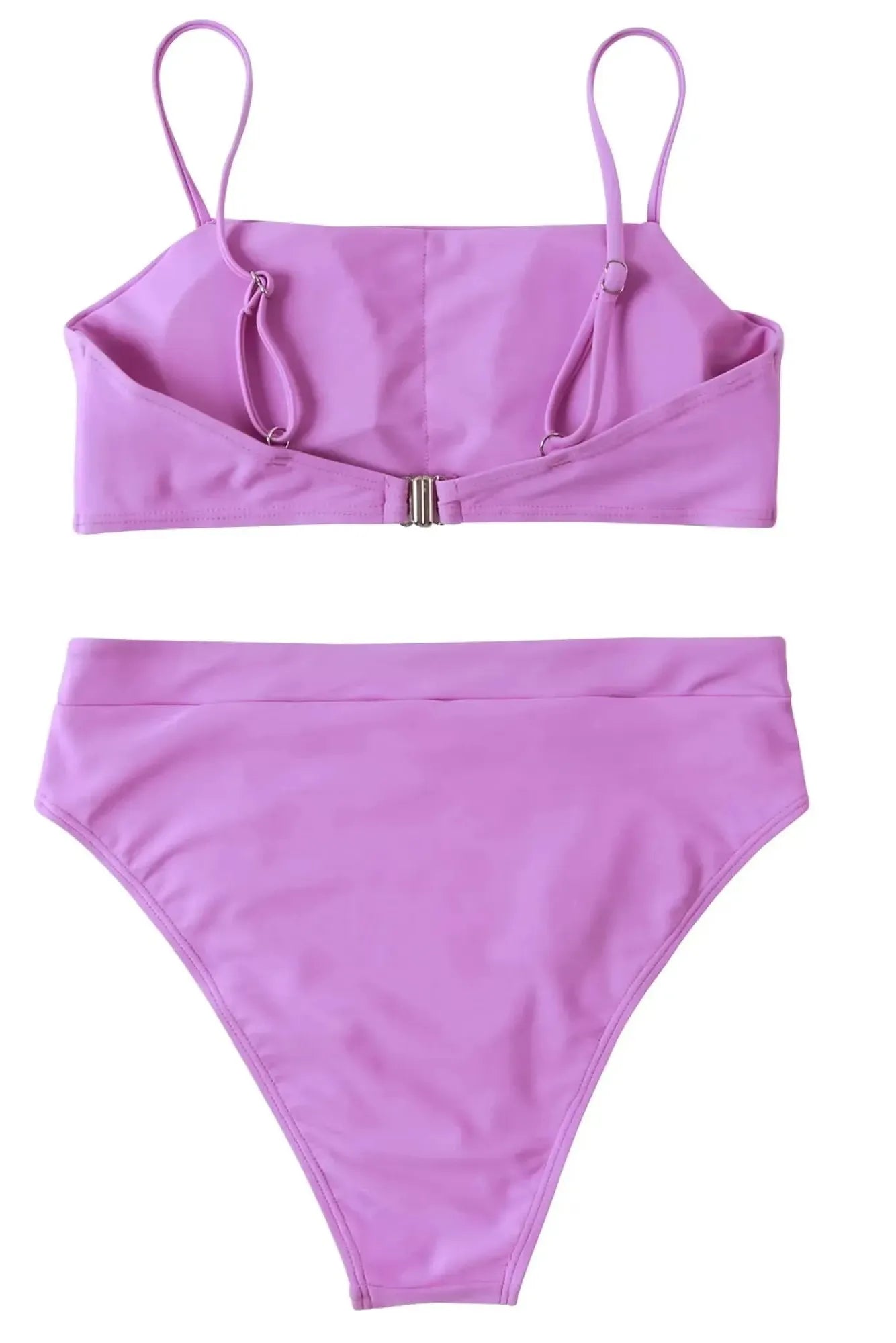 MOSHENGQI Women High Wasited Bikini Shoulder Strap 2 Piece High Cut String Swimsuits-Swimwear-SUUKSESS-SUUKSESS