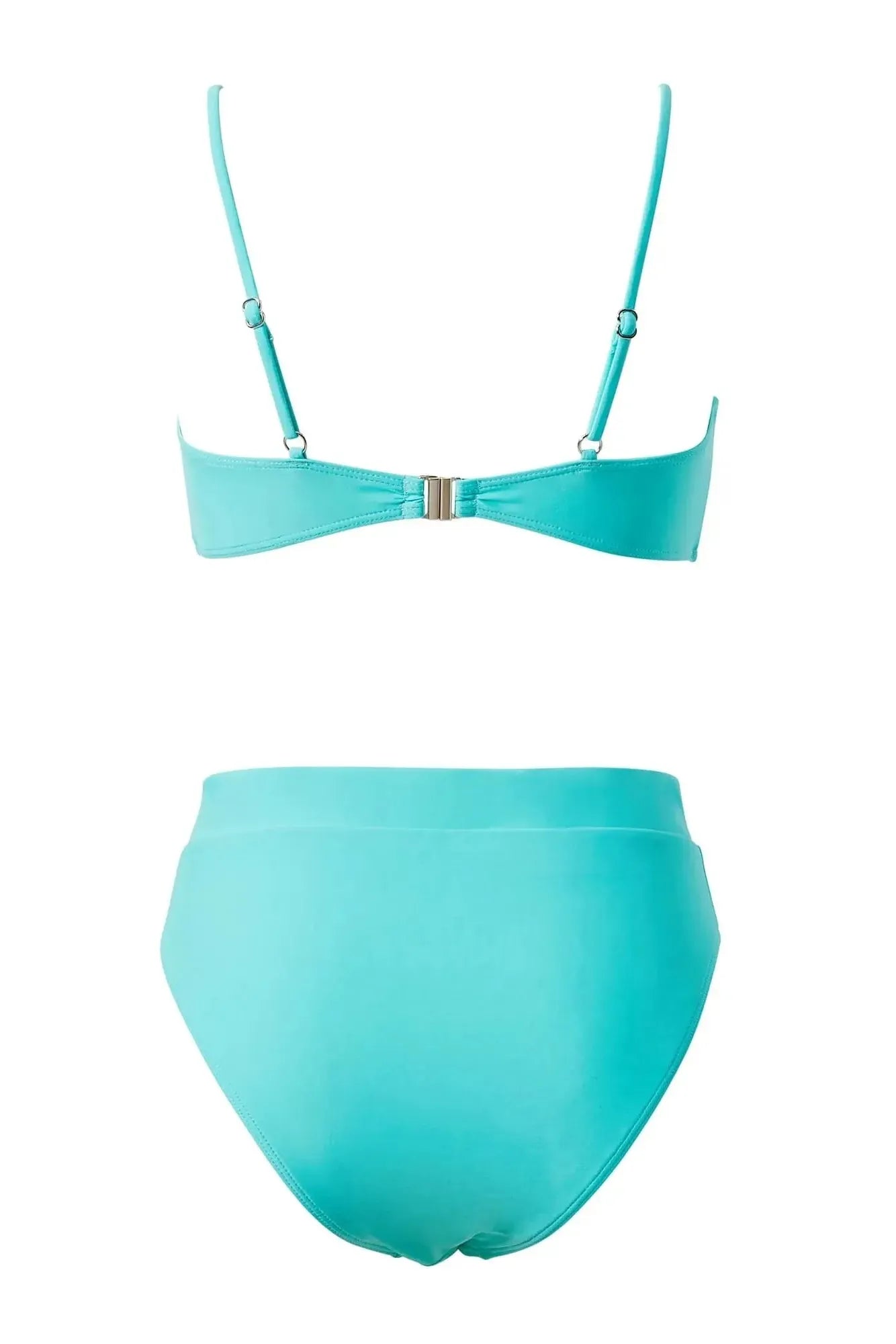 MOSHENGQI Women High Wasited Bikini Shoulder Strap 2 Piece High Cut String Swimsuits-Swimwear-SUUKSESS-SUUKSESS