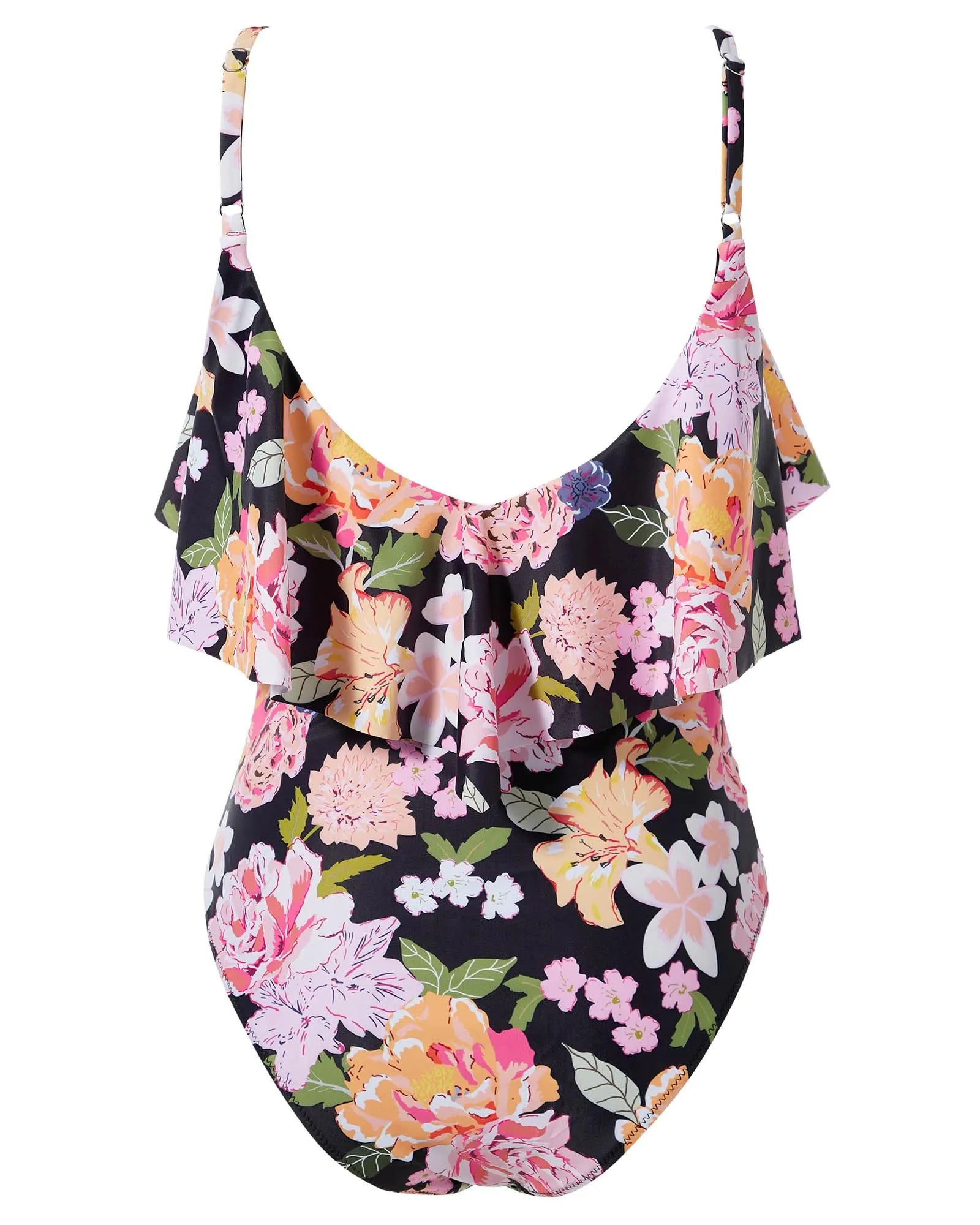 Ruffle One-Piece Ruched Swimsuits