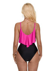 Ruffle One-Piece Ruched Swimsuits