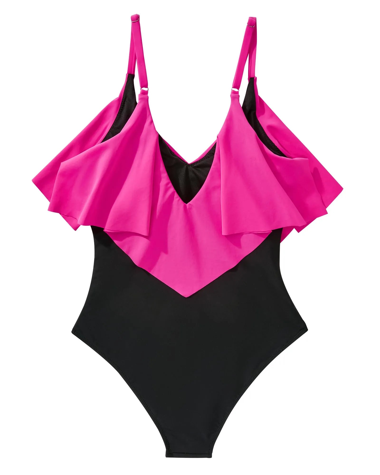 Ruffle One-Piece Ruched Swimsuits