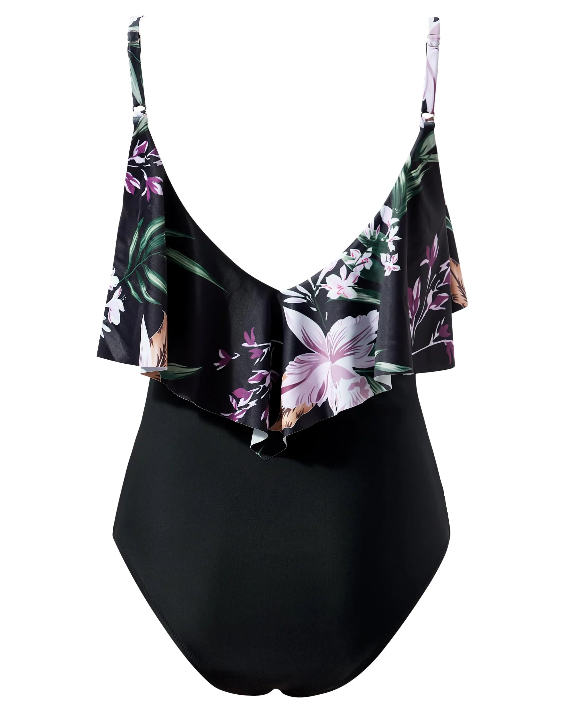 Ruffle One-Piece Ruched Swimsuits