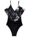 Ruffle One-Piece Ruched Swimsuits