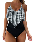 Ruffle One-Piece Ruched Swimsuits