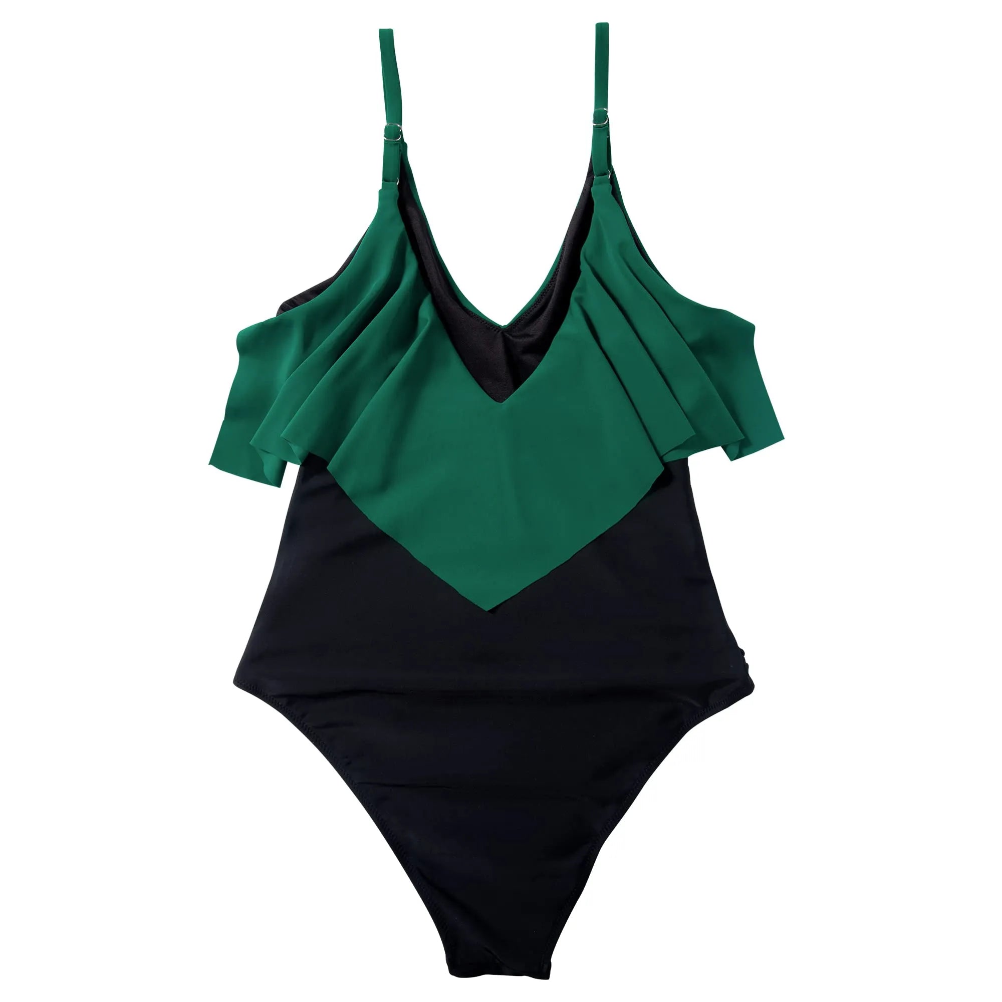 Ruffle One-Piece Ruched Swimsuits