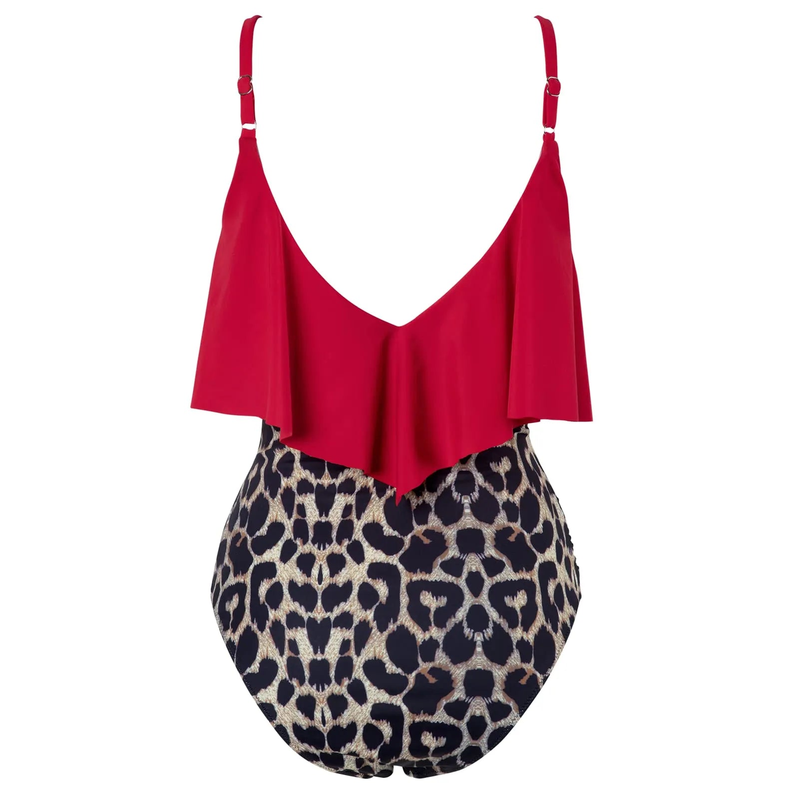 Ruffle One-Piece Ruched Swimsuits