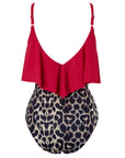 Ruffle One-Piece Ruched Swimsuits