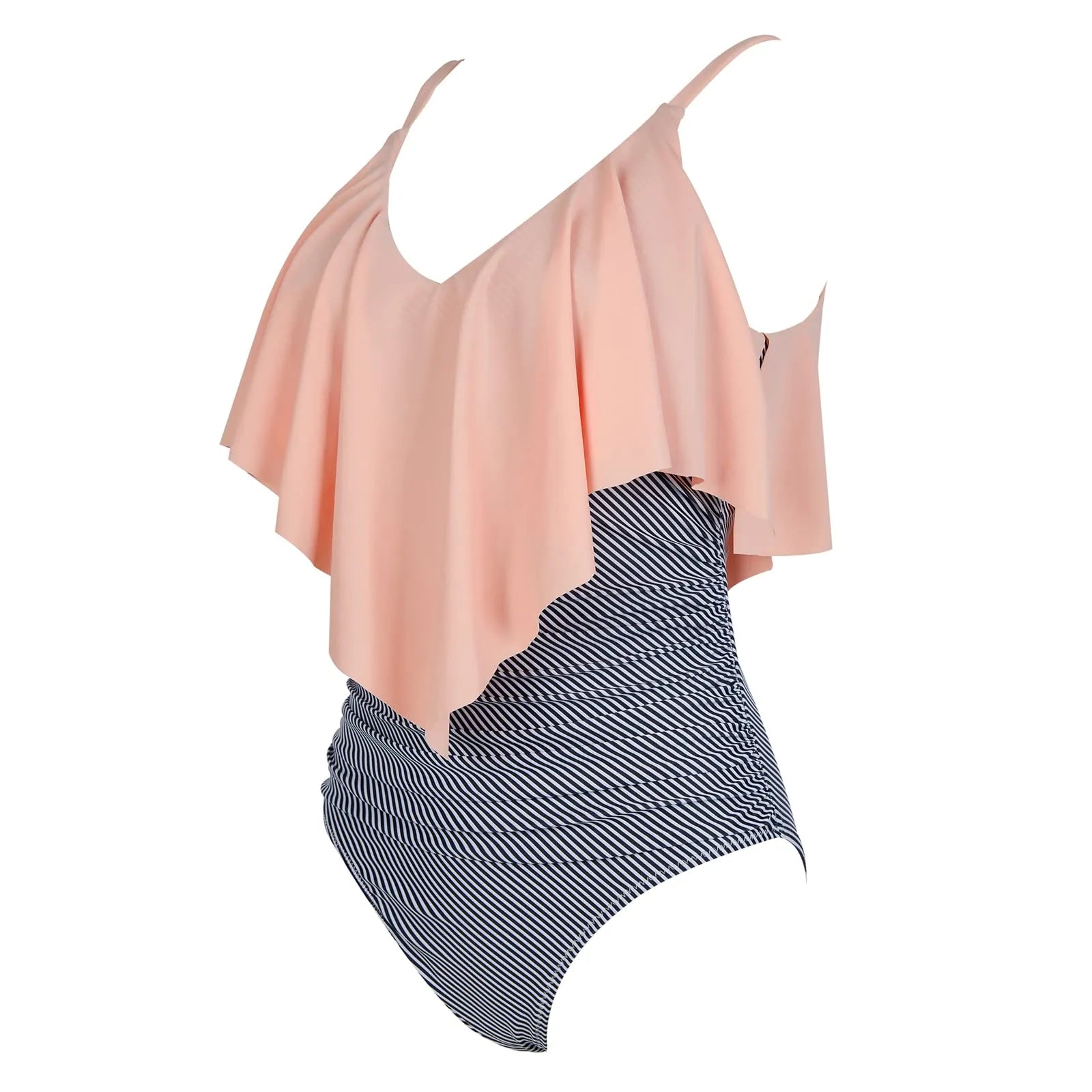 Ruffle One-Piece Ruched Swimsuits